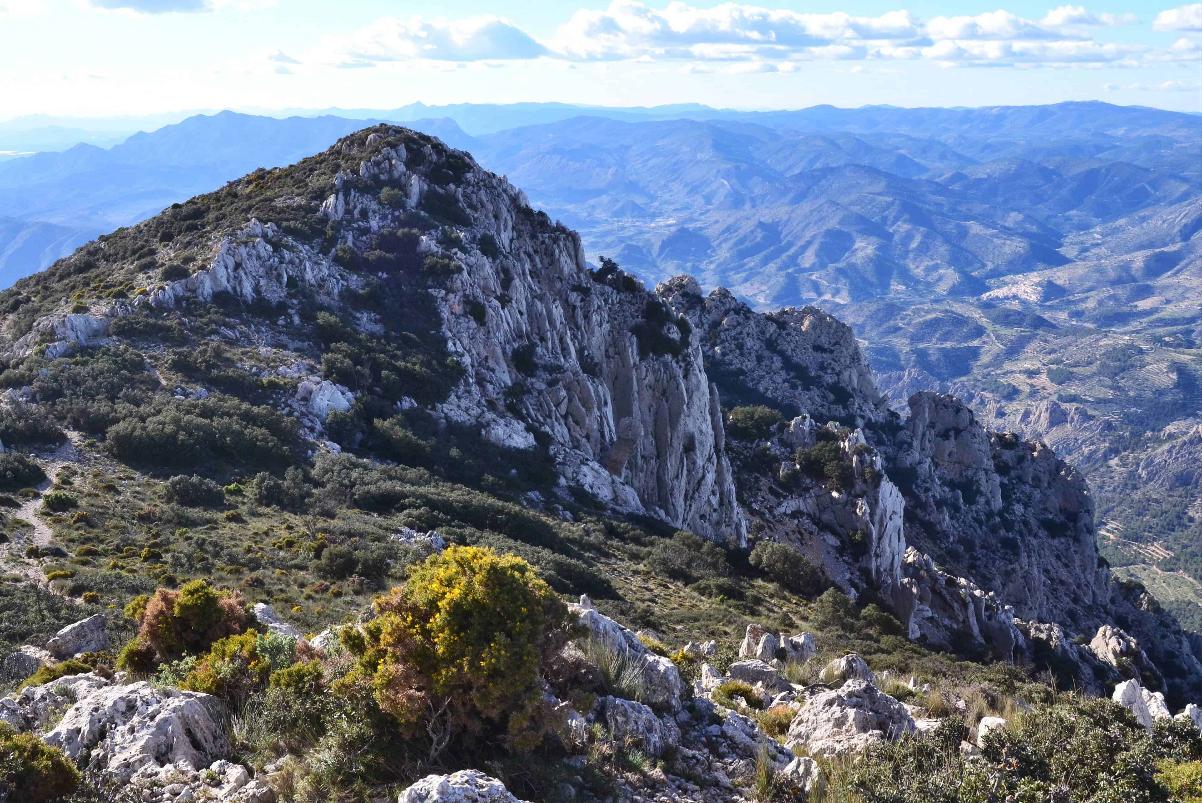 The village of Sella in the Aitana Mountains, Alicante